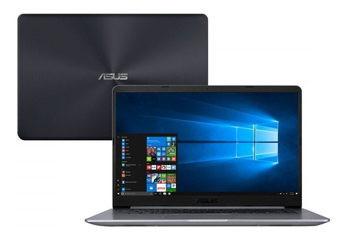 Notebook - Asus X510ur-br1272t I5-8250u 1.60ghz 4gb 16gb Híbrido Intel Hd Graphics 620 Windows 10 Home Optane 15,6" Polegadas