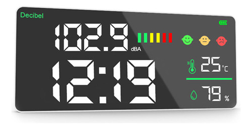 Medidor Digital De Ruido Para Pantalla Ambiental Con Medidor