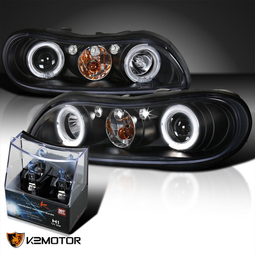 Par Faro Negro Led Chevrolet Malibu Ls 2001 3.1l