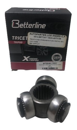 Triceta Spark Matiz Ford Festiva 19 Dientes Dado 28mm 