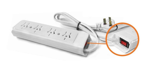 Zapatilla Prolongador Alargue 4 Tomas 2.5 M Cable Starbox