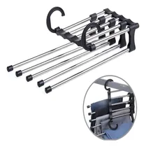 Comprar Perchero Pantalones Colgador Pack X 2 Unds Organizador 5en1