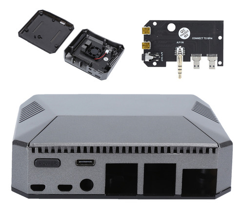 Accesorios De Ordenador Para Raspberry Pi 4b Case Mini Alumi