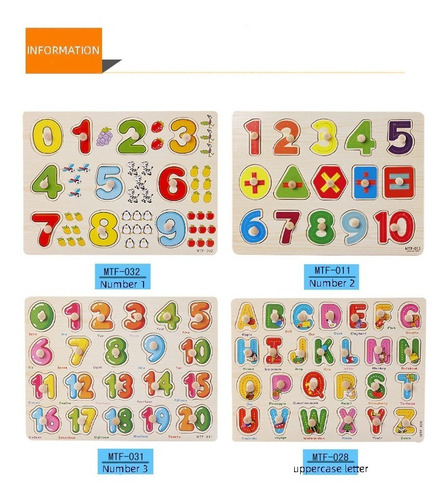 Puzzle Infantil Rompecabezas, Puzzles Encaje Niño Didáctico