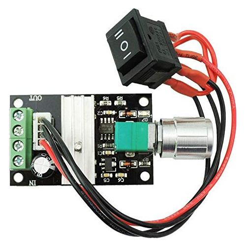 Controlador De Velocidad De Motor De Cc 6v28v 3a Pwm Re...