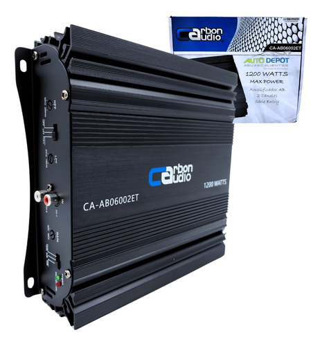 Amplificador 2ch Clase Ab 1200w Max Carbon Audio Caab06002et