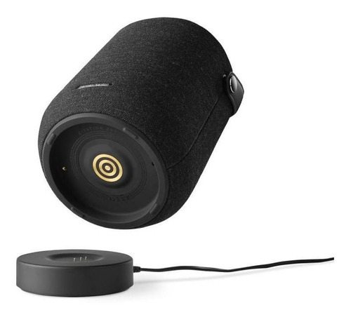 Bocina inteligente Harman Kardon Citation 200 con asistente virtual Google Assistant color black 100V/240V