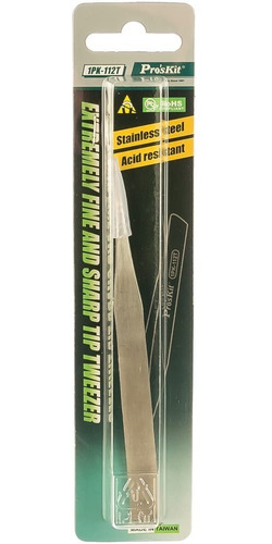 Imagen 2 de 3 de Brusela Pinza Proskit Extrafina 1pk-112t -pdiy-