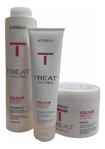 Kit Colour Protect Shampoo, Acondiciondor Y Mascara