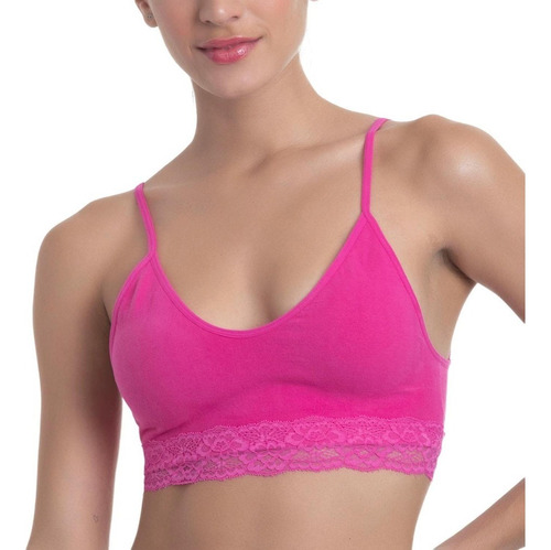 Top Seamless & Encaje Sin Arco