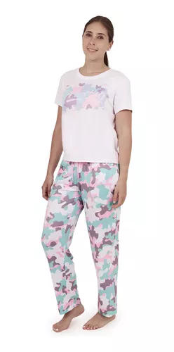 Pijama de camuflaje de algodón (7-14 años)