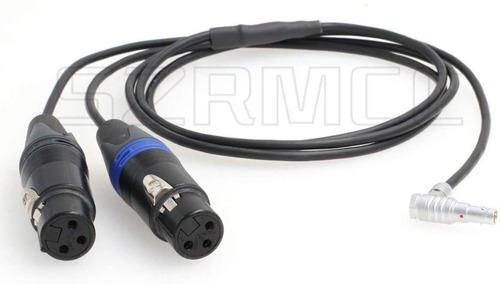 Microfono De Doble Canal Xlr De  Pines Hembra Para Cabl...