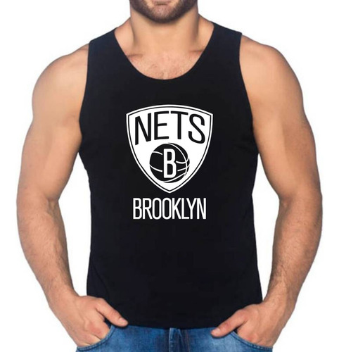 Camiseta Brooklyn Nets Tipo Esqueleto Manga Sisa M2