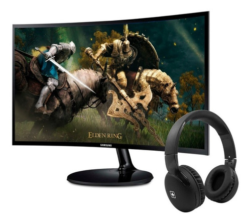 Monitor Gamer Samsung Curvo 24 Fhd Freesync + Audifonos