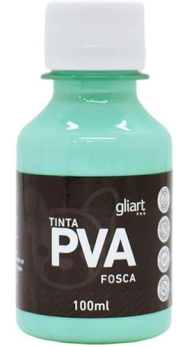 Tinta Pva Fosca Gliart 100ml Cor Aquamarine