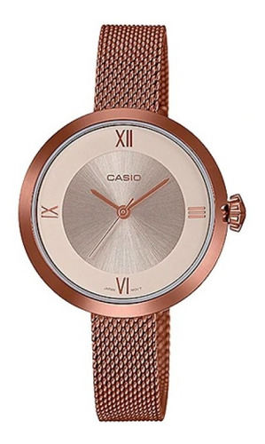 Reloj Casio Ltp-e154mr-9adf Acero Mujer 100% Original