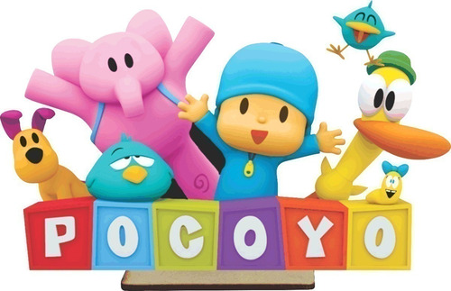 Centro De Mesa Economico X10u Pocoyo Amigos