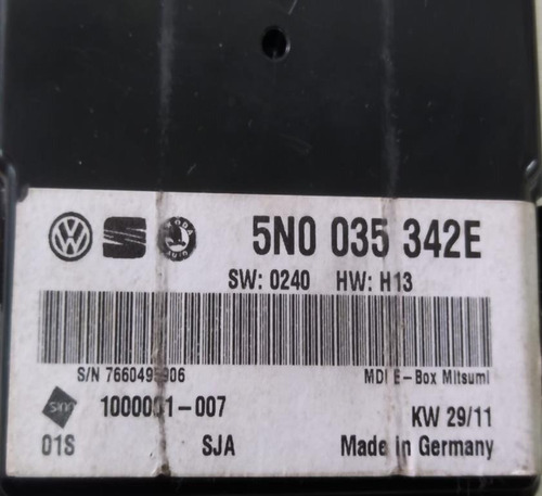 Módulo Central Interface Vw Tiguan Jetta Cod 5n0035342e C13 (Usado)