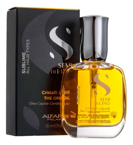 Semi Di Lino Cristalli Liquidi Alfa Parf Óleo Original 30ml