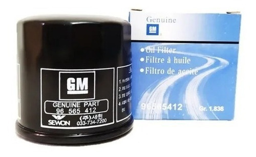 Imagen 1 de 2 de Filtro Aceite Motor Chevrolet Spark Original