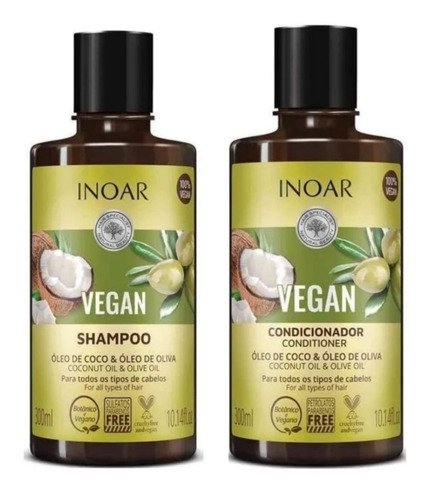 Inoar Vegan Cuidado Diário Kit (2 Produtos)