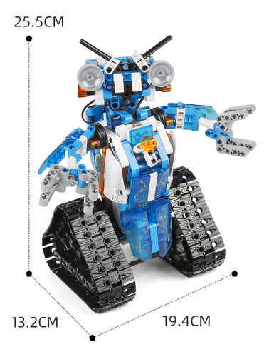 Camewin Blocos Construção Brinquedo Robô Relâmpago 369 Peças