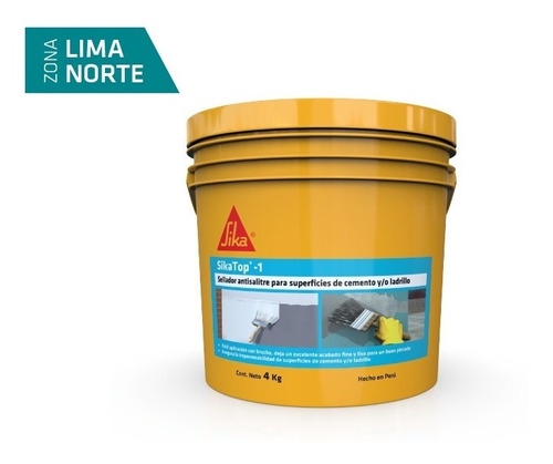 Sellador Anti Salitre Sikatop®-1 Balde 4 Kg