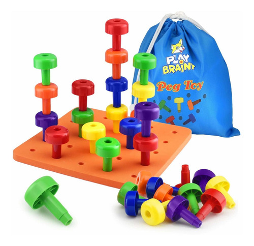 Play Brainy Juego De Juguetes Para Clavijas, Emocionante Jug