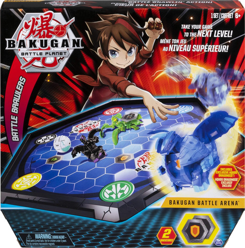 Bakugan Battle Arena, Tablero De Juego Coleccionable, Para E