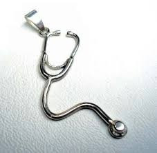 Collar De Estetoscopio En Plata 950