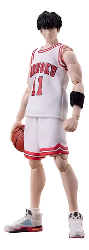 Figura De Kaede Rukawa Slam Dunk Articulada Con Accesorios