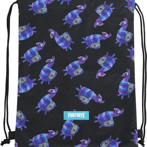 Mochila Saco Esportivo Xeryus 9202 Fortnite Cor Preto