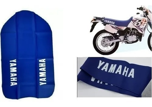 Capa De Banco Yamaha Dt 200 Azul Com Logo
