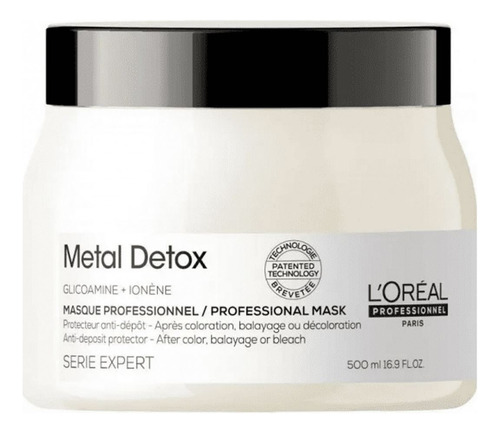 Mascara L´oréal Metal Detox 500ml