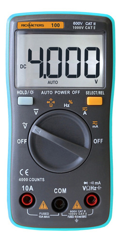 Medidor De Pantalla Lcd Digital Multifuncional Rich Meter Sr