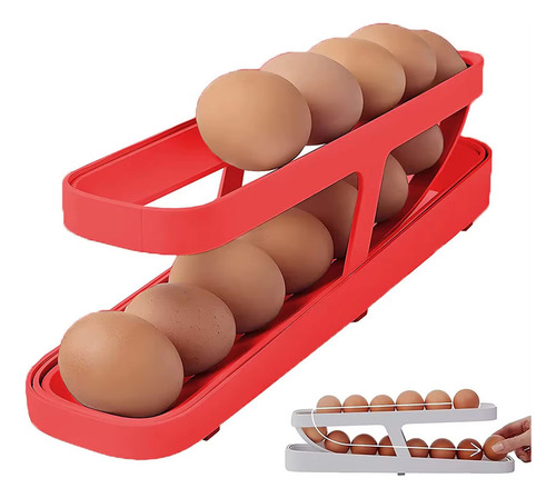 Organizador De Huevos Para 2 Refrigeradores, Bandeja Para Hu