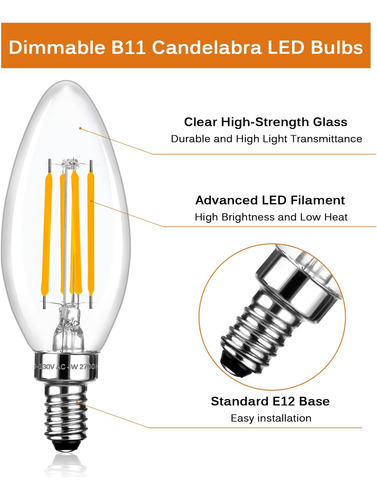 Bombas Led Bombra Led Dimmable Brtstiun Bombles De Del De 4w
