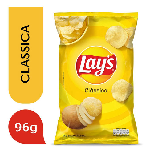 Batata Frita Lisa Clássica Lay's Pacote 96g