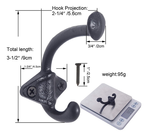 Ganchos De Pared Rústicos Abrigos