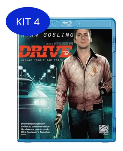 Kit 4 Blu-ray : Drive Alguns Heróis São Reais - Ryan Gosling