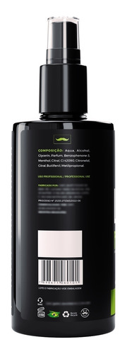 Loção Pós Barba Big Barber 250ml Lemon Spray Pele Sensível