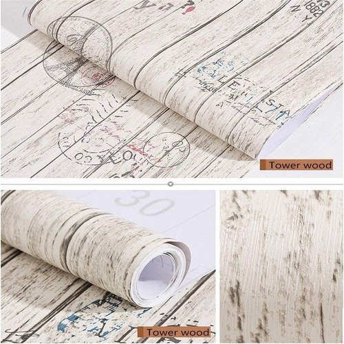 Imagen 5 de 10 de Papel Tapiz Adherible 10m X 45cm Tablones Vintage Paris Tp47