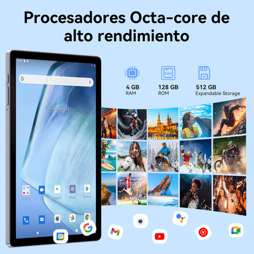 Tableta Cubot Tab 30 Ram 4 Gb 128 Gb 10,1 Android Gris Wifi