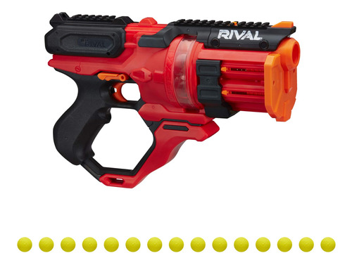 Nerf Rival Roundhouse Xx-1500 Red Blaster - Cámara Giratoria