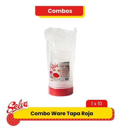 Combo Ware Tapa Roja