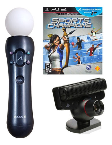 Kit Move Ps3+ Camara +juego De Regalo/ Original Sony #game96