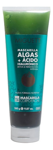 Mascarilla De Algas + Ácido Hialurónico 280g Miguett 