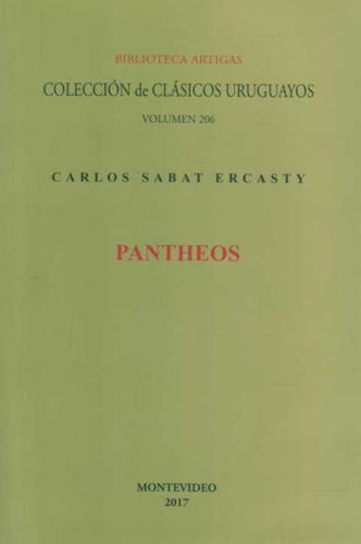 Libro Pantheos De Sabat Ercasty Carlos