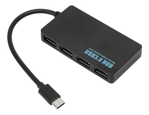 Hub Usb 4 Puerto Tipo C 3.0 Multipuerto Adaptador Divisor 10