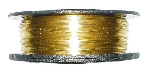 Arame Cabelo De Anjo P/ Artesanato - Dourado - 0.30mm - 50m